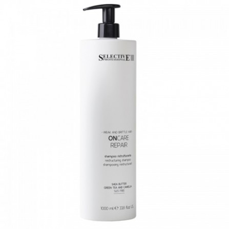 SELECTIVE ON CARE REPAIR SHAMPOO ВЪЗСТАНОВЯВАЩ ШАМПОАН ЗА УВРЕДЕНА И НАКЪСАНА КОСА 1000ml